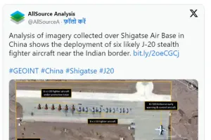 चीनी सेना ने लद्दाख के पास  से इकट्ठे किये हथियार सैटेलाइट तस्वीर से खुलासा
